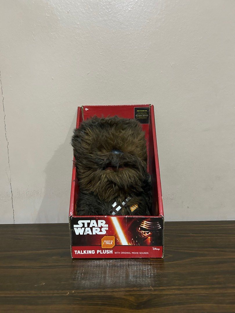 Star Wars Talking Plush Yoda and Chewbacca (Category: Plushies & Soft Toys) located in Quezon City. Submitted by captainpicard (Listing ID 1427931316, Image 3). Description: Star Wars Talking Plush Yoda and Chewbacca Box is still in great condition May need slight cleaning due to accumulation of dust from storage 1000 each / 1500 as pack .