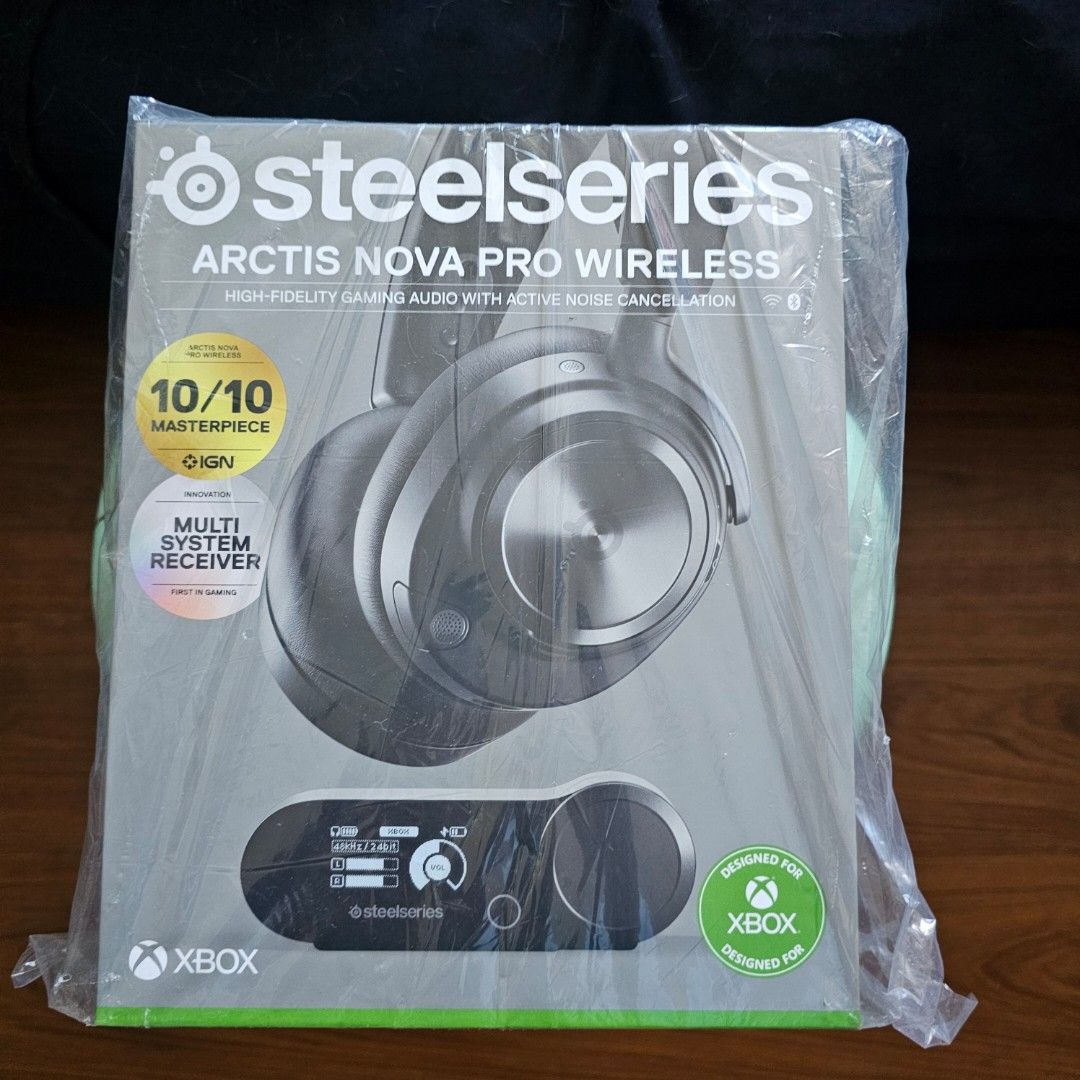 SteelSeries Arctis Nova Pro Wireless Gaming Headset (Category: Headphones & Headsets) located in Manila. Submitted by cantzee_shop (Listing ID 1424609483, Image 1). Description: Black only New Sealed 2025 Batch Smaller ANC Nub.