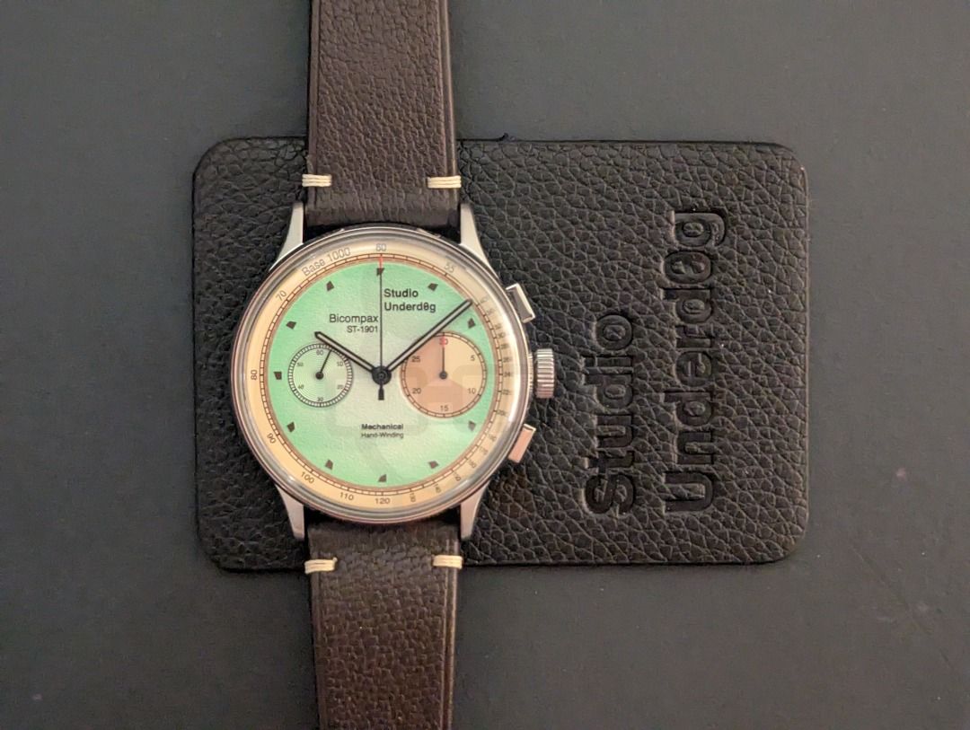 Studio Underdog 01Series Mint Choc Chip (Category: Men's Watches) located in Quezon City. Submitted by nerd_herd (Listing ID 1427852973, Image 3). Description: Studio Underdog 01Series Mint Choc Chip New in box Complete boxed set Leather strap ⚡FREE Same day COD within M.M. via in-house riders 🚚Provincial - LBC COP (any LBC branch) or COD Mode of Payment: 💵 Cash on delivery 🏦 Cash and Bank Transfer.