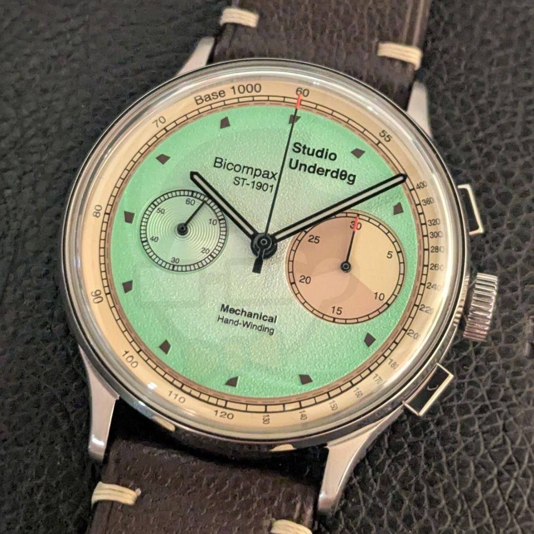 Studio Underdog 01Series Mint Choc Chip (Category: Men's Watches) located in Quezon City. Submitted by nerd_herd (Listing ID 1427852973, Image 1). Description: Studio Underdog 01Series Mint Choc Chip New in box Complete boxed set Leather strap ⚡FREE Same day COD within M.M. via in-house riders 🚚Provincial - LBC COP (any LBC branch) or COD Mode of Payment: 💵 Cash on delivery 🏦 Cash and Bank Transfer.