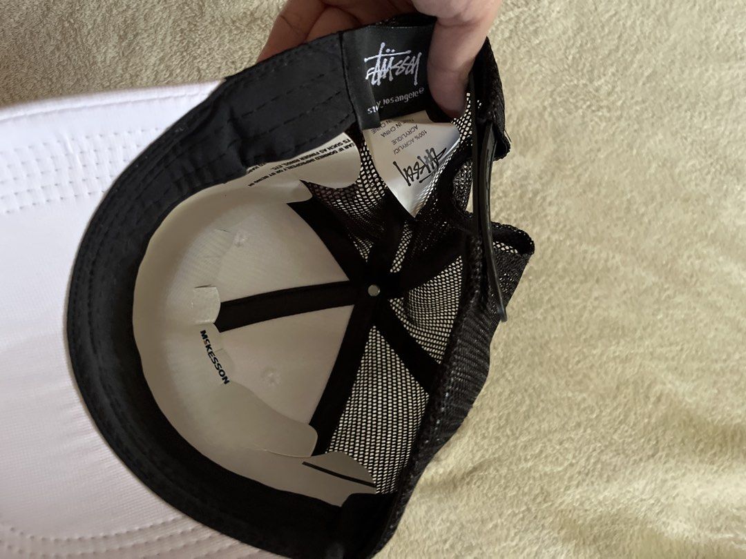 Stussy Trucker Cap White Black (Category: Caps & Hats) located in Caloocan City. Submitted by unicakczxc (Listing ID 1427793156, Image 2). Description: Brand new Stussy Cap Selling low 349.