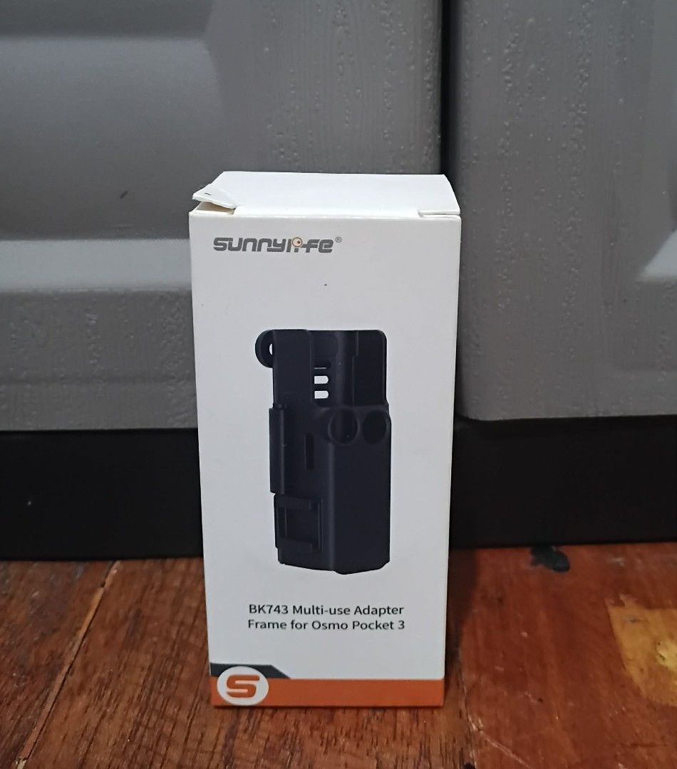 Sunnylife BK743 Multi-Use Adapter Frame (Category: Gimbals & Stabilizers ) located in Manila. Submitted by chinggayg.190 (Listing ID 1427868182, Image 2). Description: Upgrade your Osmo Pocket 3 setup with the Sunnylife BK743 Multi-Use Adapter Frame — the perfect add-on for creators who want more flexibility, protection, and mounting options on the go! Designed to fit your Osmo Pocket 3 snugly, this lightweight yet durable frame lets you attach m