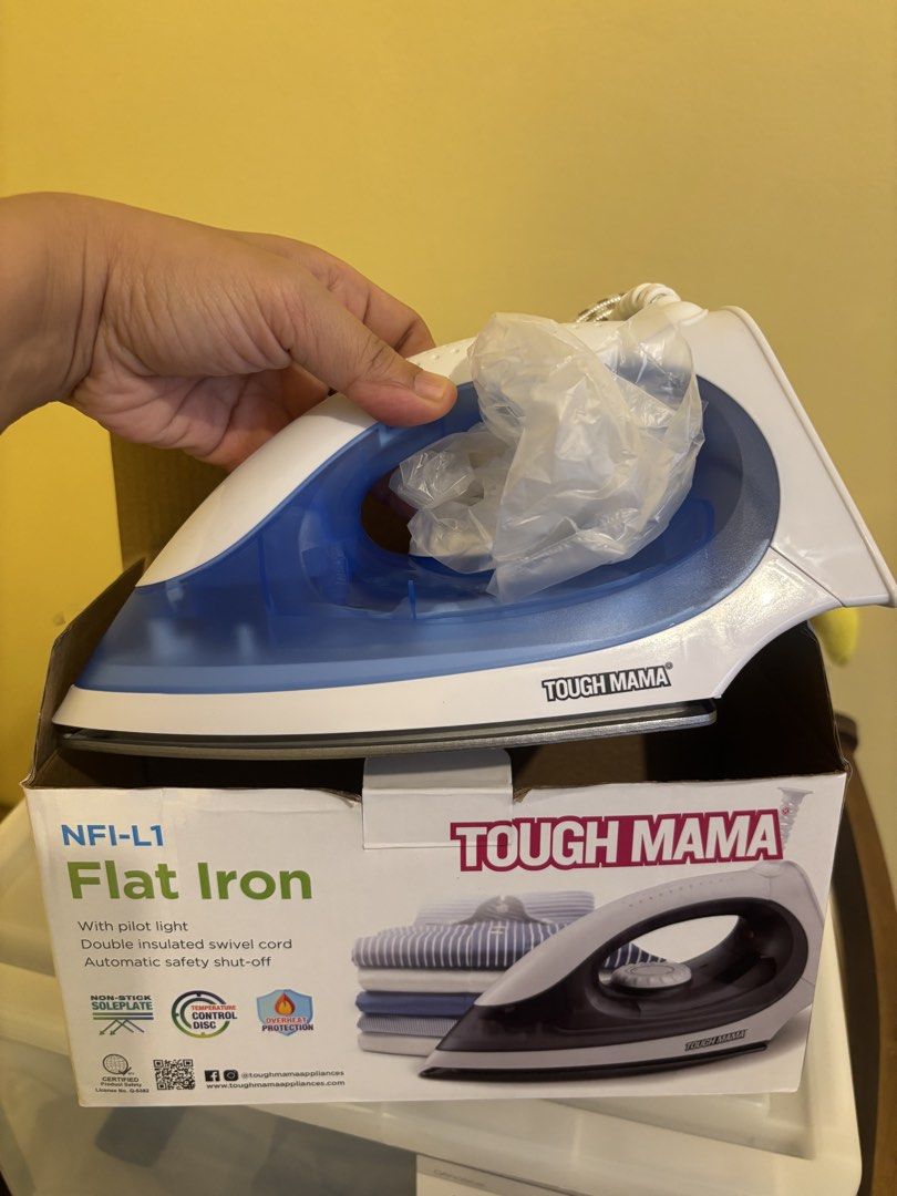 Tough Mama NFI-L1 Flat Iron (Category: Irons & Steamers) located in Quezon City. Submitted by declutterforever (Listing ID 1427796795, Image 2). Description: .