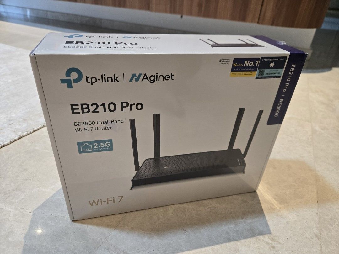 TP Link EB21O Pro BE3600 Dual-Band Wi-Fi 7 Router
