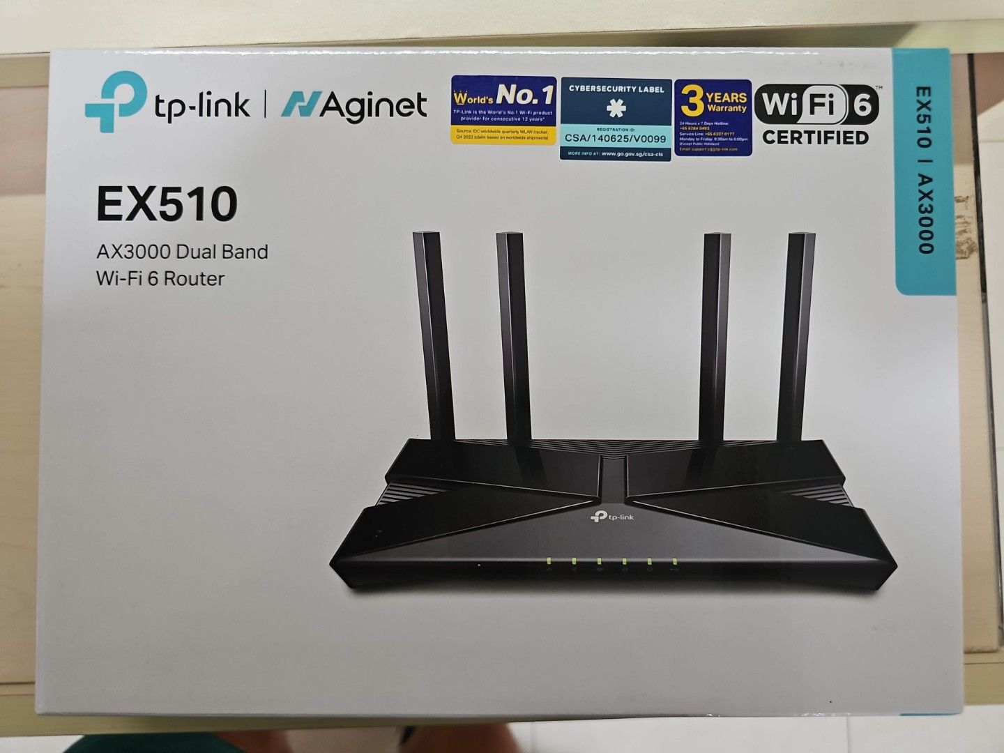 TP-Link EX510 AX3000 Dual Band Wi-Fi 6 Router, Computers & Tech, Parts ...