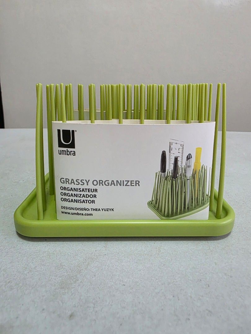 Umbra grassy organizer (Category: Home Improvement Tools & Accessories) located in Manila. Submitted by tch_86 (Listing ID 1427792122, Image 1). Description: Dimension: 6x4x4" - Holds items of varying size - Soft molder rubber material .