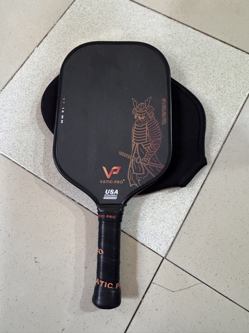 Vatic Pro Saga V7 Pickleball Paddle (Category: Racket and Ball Sports) located in Quezon City. Submitted by clarionvalido (Listing ID 1427878061, Image 2). Description: USED ONCE IN OP RFS QUITTING FIXED PRICE MESSAGE ME.
