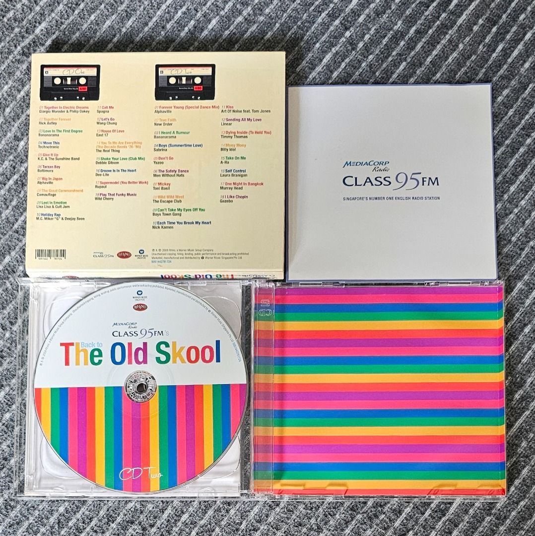 VG+ 🇸🇬 [2CD Compilation] Class 95 FM Back to The Old Skool (2008) (Category: CDs & DVDs) located in Singapore. Submitted by strangecell (Listing ID 1427895093, Image 2). Description: Many more Various Genres: https://www.carousell.sg/p/1253907759 DJ/EDM/Dance Electronic: https://carousell.com/p/1035784902 Easy Listening/Lounge/Jazz/Funk/Soul/Chill-out: https://carousell.com/p/1028943398 *********************************** Self-collect at Area S