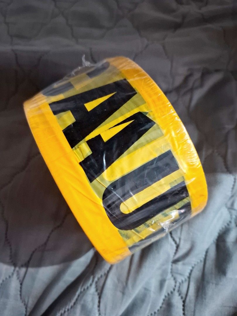 Warning Danger Caution Tape (Category: Construction Tools & Equipment) located in Quezon City. Submitted by ana-chan (Listing ID 1427790442, Image 2). Description: CAUTION Tape - Yellow and Black. Brand new. Ideal for marking off areas. Easy to see and durable..