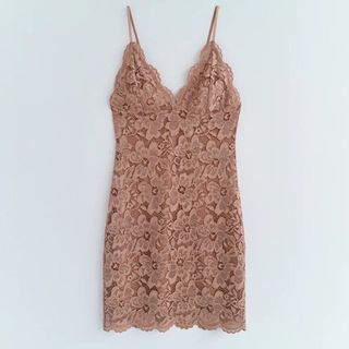 chinese dress ladies JENA TANG | Zara Satin Lace-up Slip Dress main image 0
