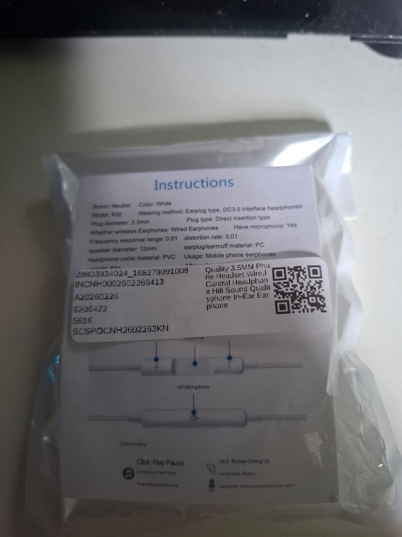 3.5mm earpiece408739470052567040