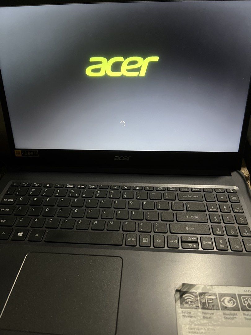 Acer Aspire 3 A315-55G Laptop (Category: Laptops & Notebooks) located in Quezon City. Submitted by flintair (Listing ID 1428093645, Image 2). Description: Acer Aspire 3 laptop with Intel Core i5 processor and NVIDIA graphics. It has a 1080p display and features a narrow bezel design. The laptop comes with its original box, charger, and setup guide. Model number is A315-55G-55G. It has a precision touchpad and an HDMI port. Serius buyer only ; 095
