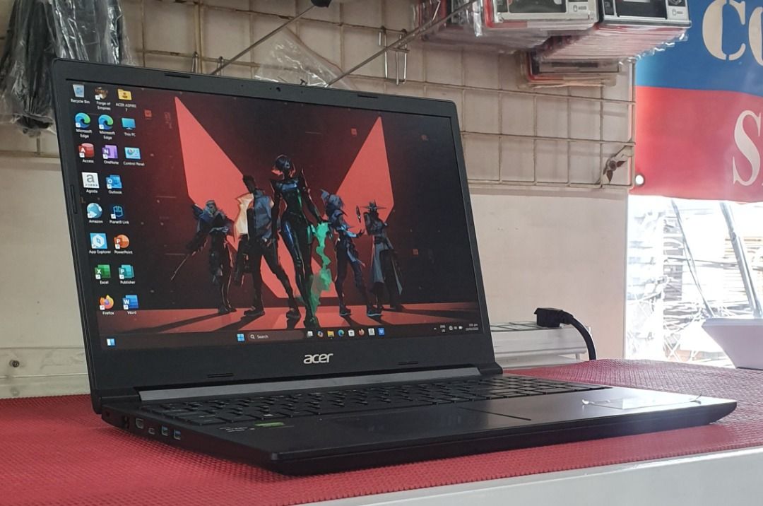 Acer RTX Ryzen 5 12core Gaming Laptop (Category: Laptops & Notebooks) located in Mandaluyong City. Submitted by mircomputer (Listing ID 1428012021, Image 1). Description: in Excellent Condition Acer Aspire 7 Gaming Dual VC/SSD Laptop -Ryzen 5 2.1ghz 12core Processor -16gb DDR4 memory upgradable to 64gb -Dual Geforce RTX 3050 / AMD Radeon -500gb Nvme SSD upggradable -wifi ready 6/bluetooth 5.0 -HD Web Camera -HDMI/TYPE C USB 3.0 -Backlit Full size