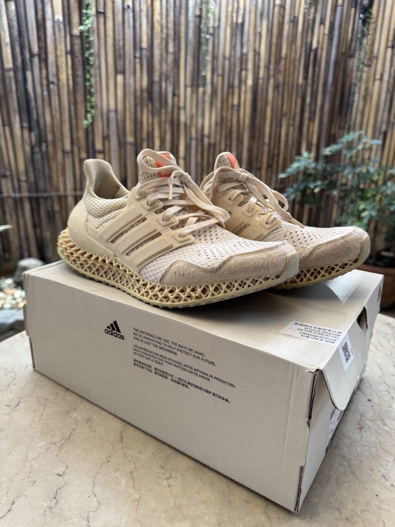 Adidas Ultra 4D Sneakers (Category: Sneakers) located in Paranaque City. Submitted by nixcited (Listing ID 1427985157, Image 1). Description: Adidas Ultra 4D Size US 8-8.5 Womens Size 7.5 Mens 255 cm Gently Used Purchased for P14,000, Selling for P7,500 and now discounted at P3,500 .