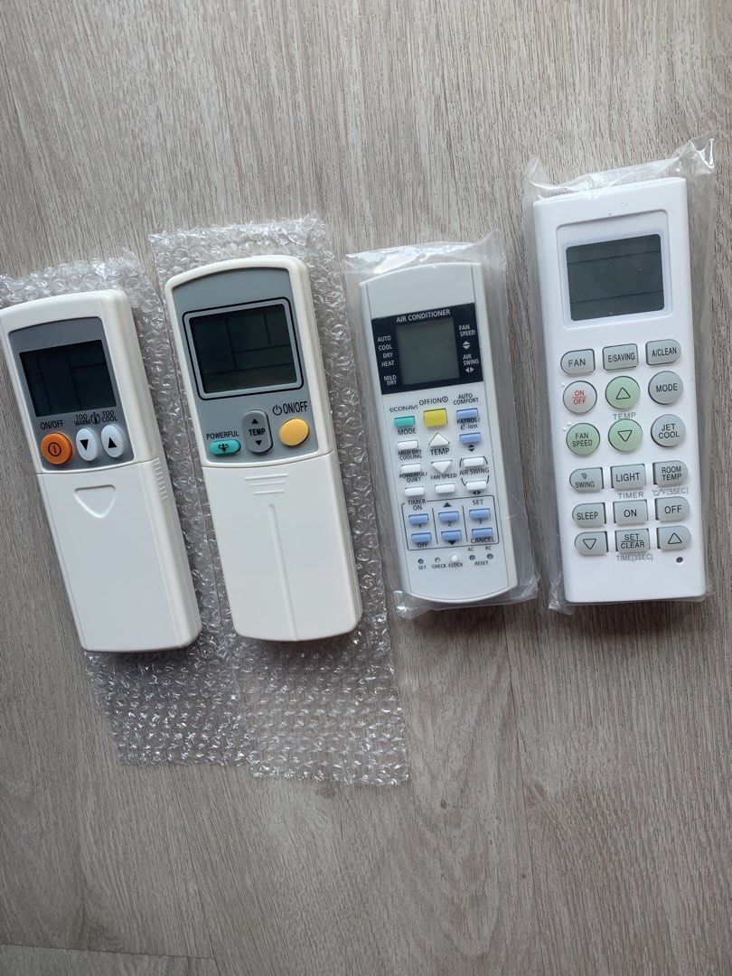 Air Conditioner Remote Controls - Various Models, TV & Home Appliances ...