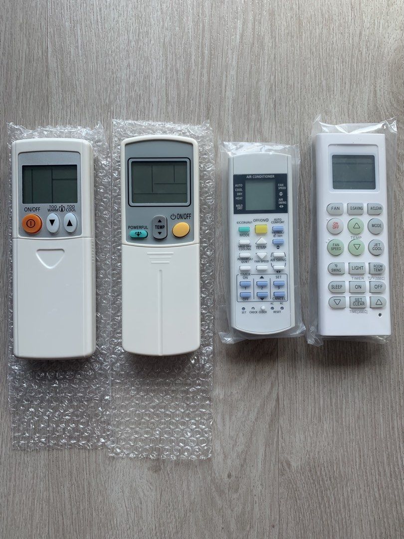 Air Conditioner Remote Controls - Various Models, TV & Home Appliances ...