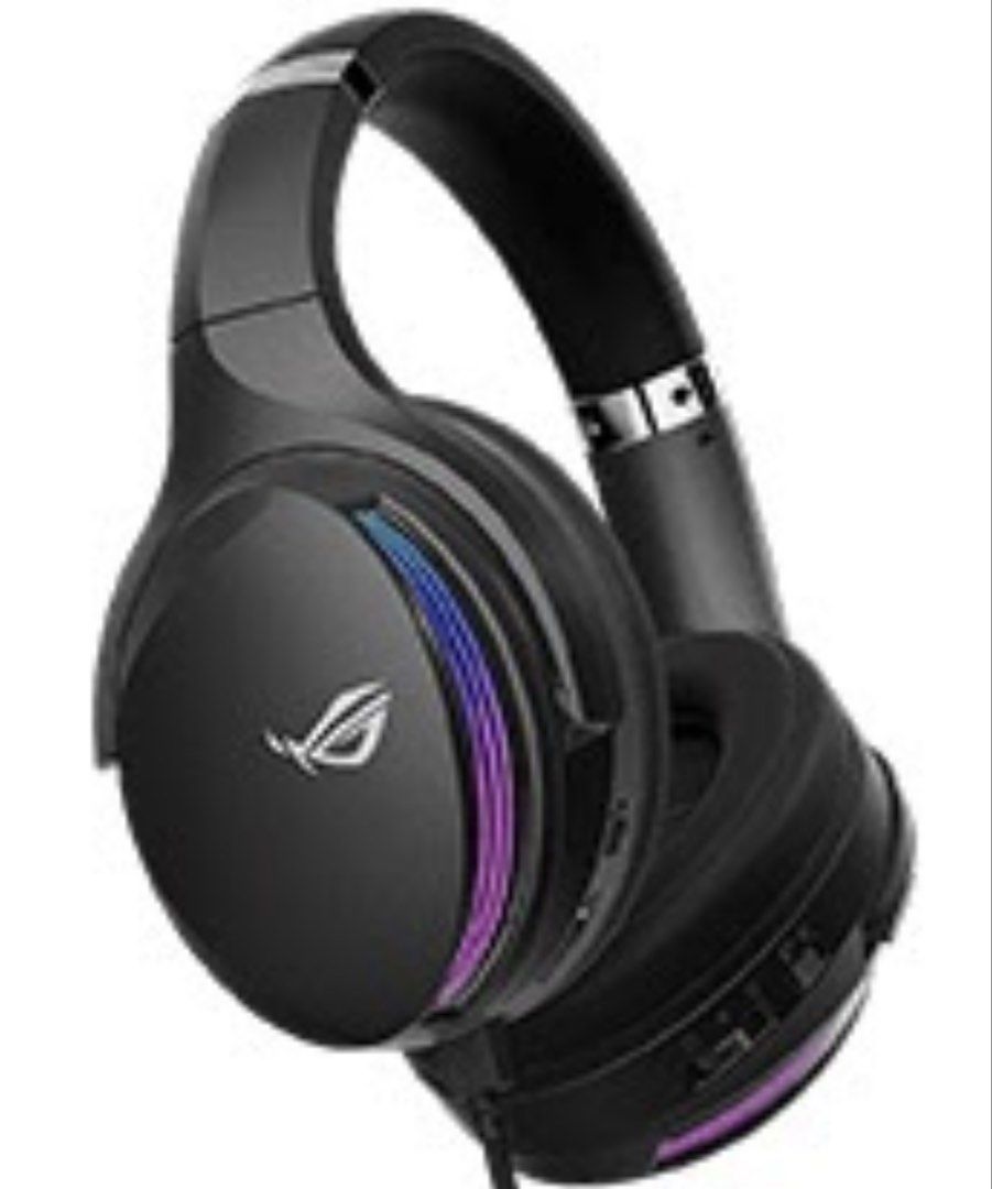 ASUS ROG Fusion II 500 Gaming Headset (Category: Headphones & Headsets) located in Quezon City. Submitted by leu1391 (Listing ID 1428069526, Image 3). Description: Brand New / Sealed / Unopened / Original ROG Fusion II 500 RGB gaming headset with high resolution ESS 9280 Quad DAC™, deep bass and immersive virtual 7.1 surround sound, AI Beamforming Microphones with AI Noise Cancelation, Game Chat volume control, compatible with PCs, PlayStation® 5