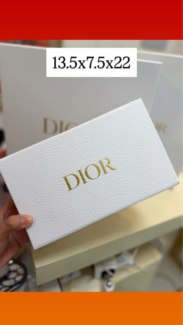 Authentic DIOR Box (check photo for the size) (Category: Luxury Bags & Wallets) located in Cavite. Submitted by purgingmycloset888 (Listing ID 1428090598, Image 1). Description: .