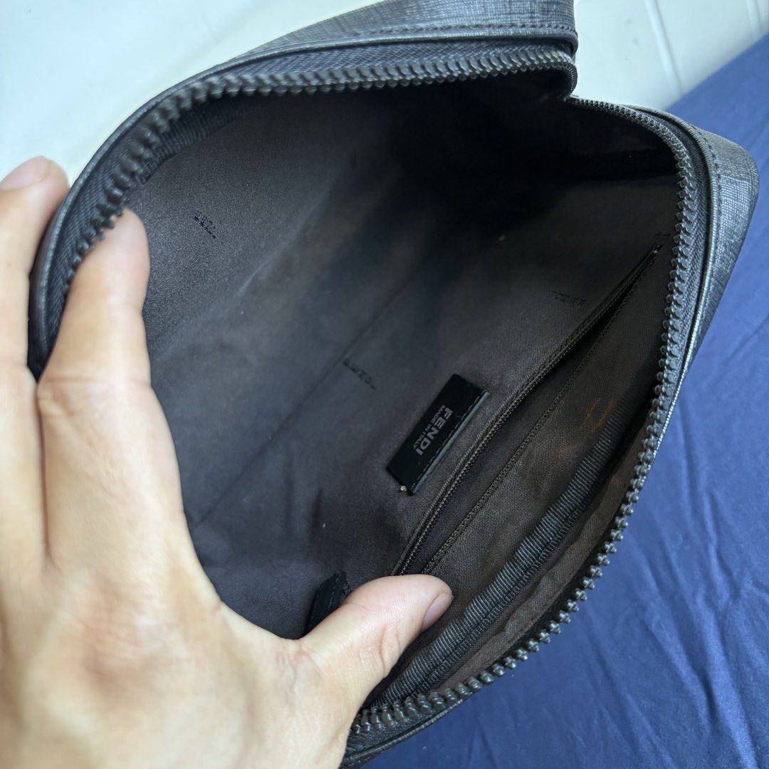 Authentic Fendi Zucca Wrislet Pouch (Category: Luxury Bags & Wallets) located in Manila. Submitted by snatchmybag (Listing ID 1428054626, Image 3). Description: .