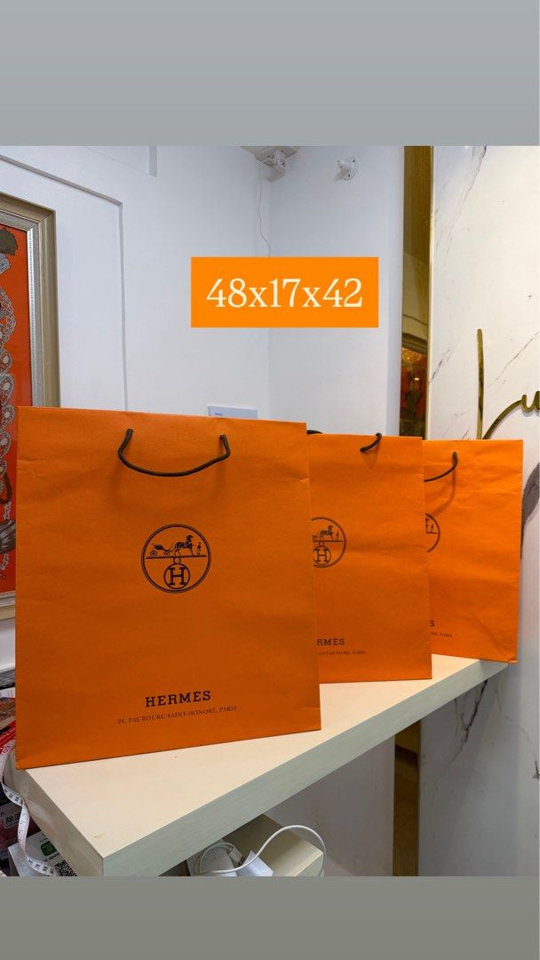 Authentic Hermes Paperbags (SOLD PER PIECE) (Category: Luxury Accessories) located in Cavite. Submitted by purgingmycloset888 (Listing ID 1428088371, Image 1). Description: .