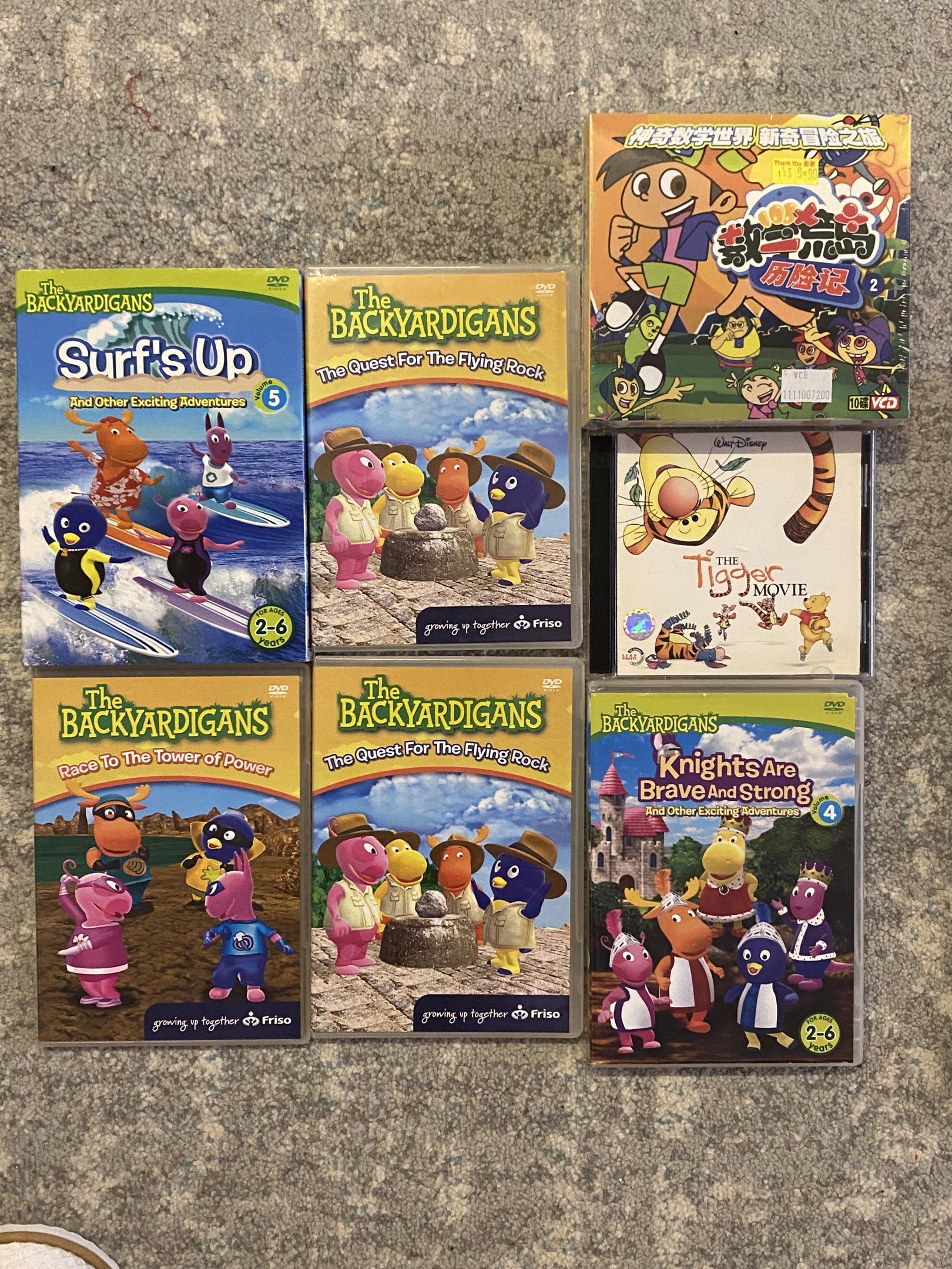 Backyardigans & Tigger Movie DVD Bundle, Hobbies & Toys, Music & Media ...