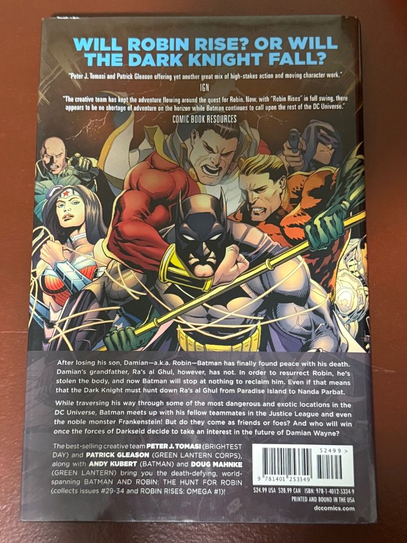 Batman and Robin Volume 6: The Hunt for Robin, Hobbies & Toys, Books ...