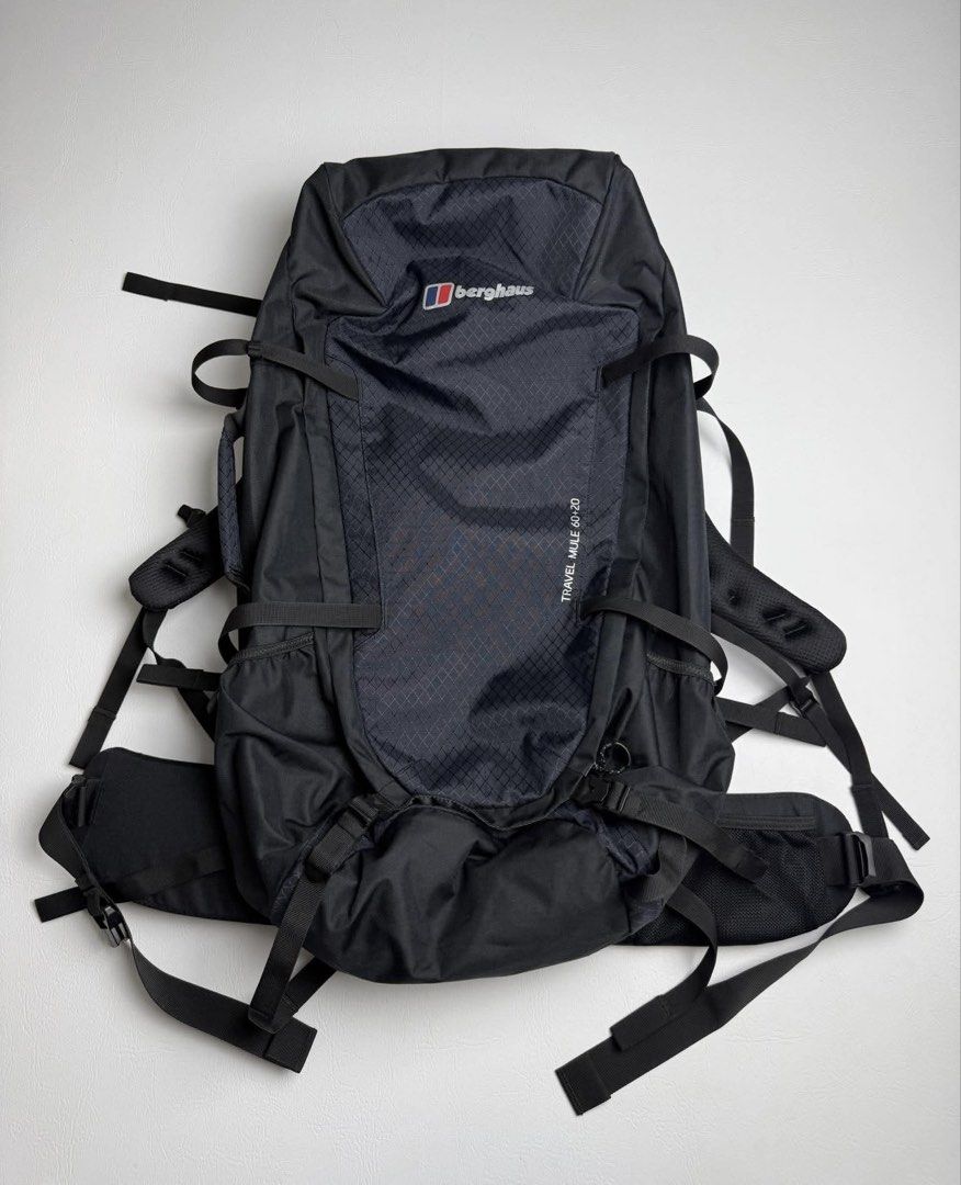BERGHAUS TRAVEL MULE 60+20 BACKPACK (Category: Backpacks) located in Guagua. Submitted by sweetboyy (Listing ID 1427957626, Image 1). Description: BERGHAUS TRAVEL MULE 60+20 BACKPACK.