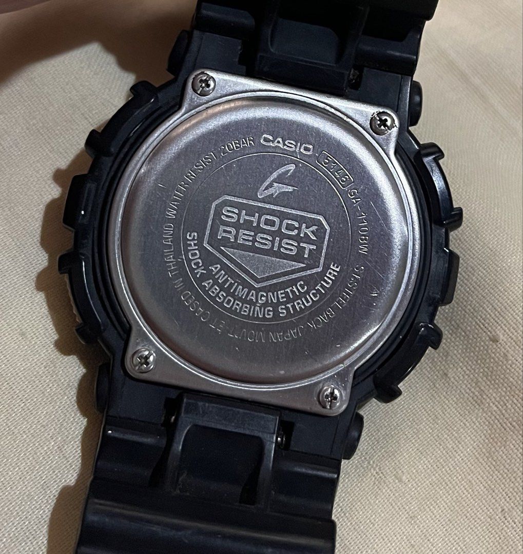 Casio G-Shock GA-110BW used (Category: Men's Watches) located in Quezon City. Submitted by thehouseofclassics (Listing ID 1427951764, Image 3). Description: For sale or swap with automatic seiko watch Original Casio G-Shock GA-110BW BLACK AND WHITE Used but working With signs of usage but all original Unit only Qc pickup Gcash or maya payment Lbc gogoxpress or lalamove 1780.