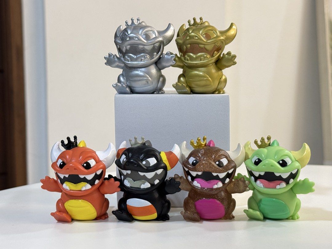 Funko Paka Paka Chase Dragons Set mini figures (Category: Designer & Blind Box Toys) located in Quezon City. Submitted by kingofatlantis (Listing ID 1427984795, Image 1). Description: Funko Paka Paka Chase Dragons set. These are the chase figures from some of the vaulted and retired line of Funko, the Paka Paka line. Each are valued at 1k plus on ebay. These are Mint condition and are only displayed inside my glass cab collection. What you see is