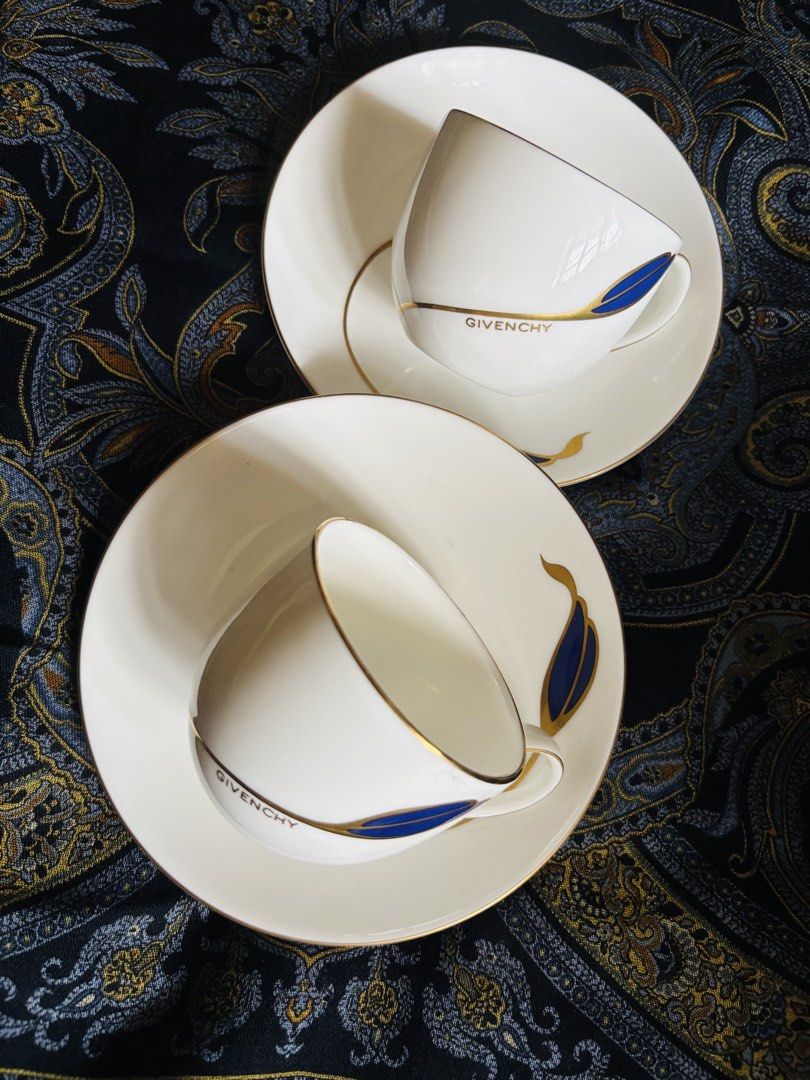 Givenchy Teacup and Saucer Set (Category: Coffee & Tea Tableware) located in Dapitan. Submitted by clarisasan19348 (Listing ID 1427952110, Image 1). Description: .