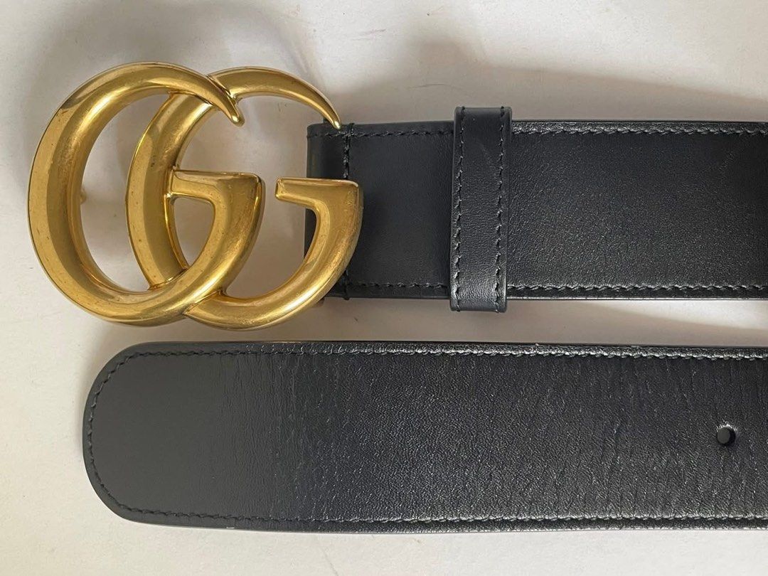 Gucci GG Marmont Leather Belt (Category: Luxury Accessories) located in Manila. Submitted by chloe_luxuries (Listing ID 1427977845, Image 3). Description: Guaranteed Original Gucci GG marmont Belt Still in very good condition Size 85/34 Comes with box Pm for those interested .