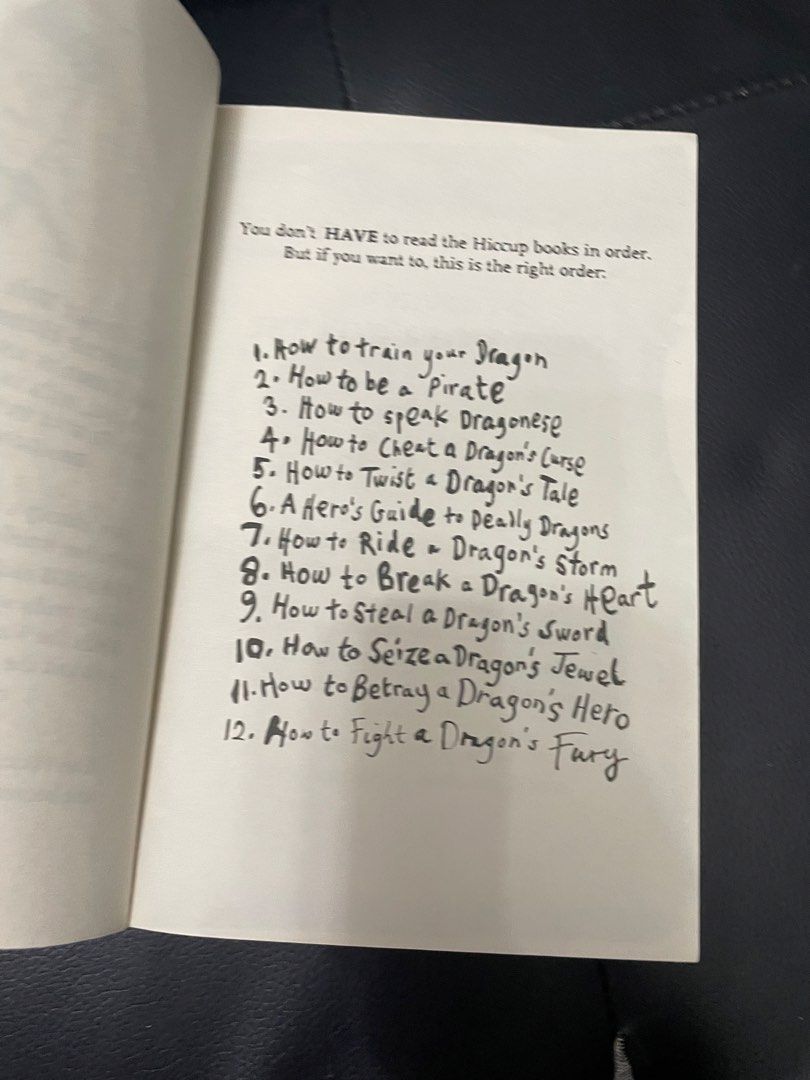 How to Train Your Dragon Book Series (Category: Children's Books) located in Paranaque City. Submitted by kashireadsbookstore (Listing ID 1428054376, Image 3). Description: .