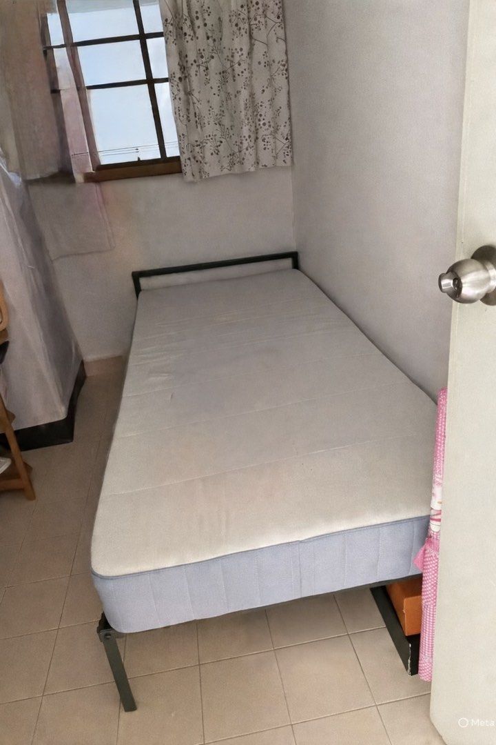 IKEA Single Bed Frame with Mattress