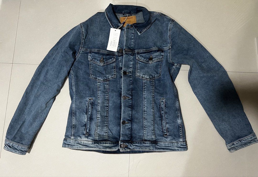 Denim jacket (Category: Coats, Jackets and Outerwear) located in Manila. Submitted by calm_ronnyg (Listing ID 1427937308, Image 1). Description: Brand new Jack & Jones jacket Eu XL Price is still negotiable.