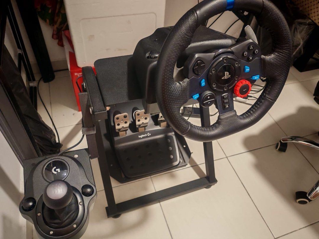 Logitech G29 Racing Wheel with Shifter, Video Gaming, Gaming ...
