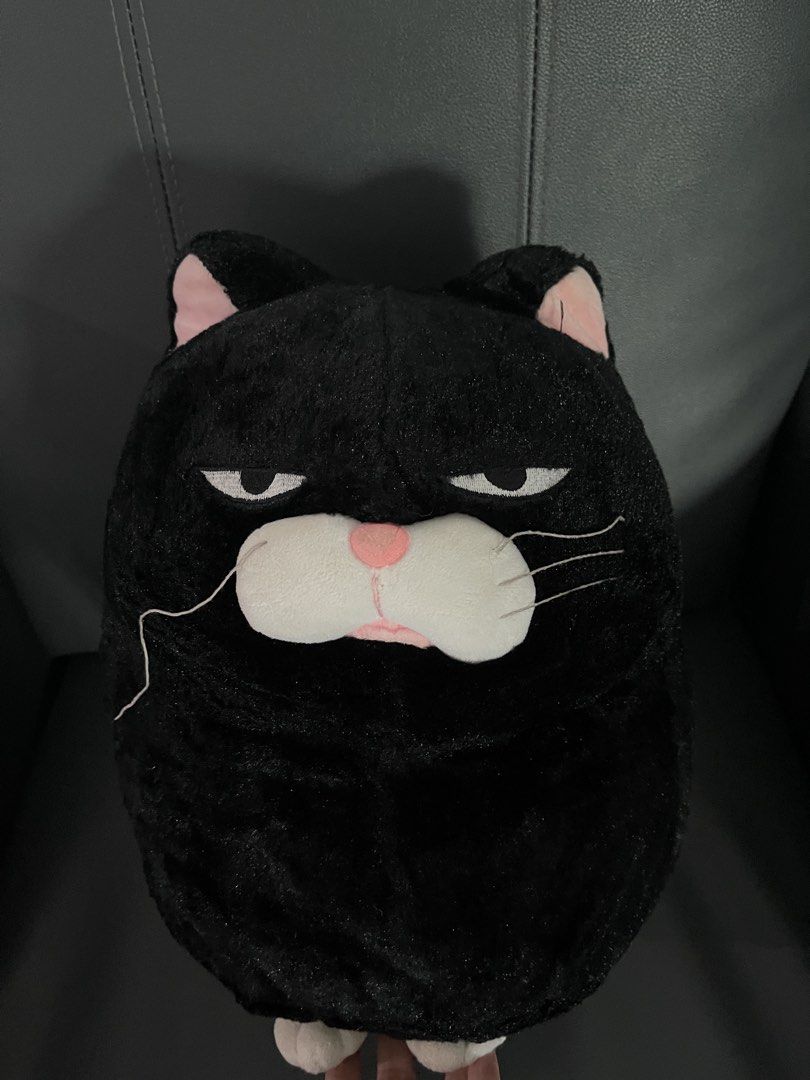 Lucky Black Cat Plush Pillow (Category: Plushies & Soft Toys) located in San Fernando. Submitted by ilovepomelo (Listing ID 1428046749, Image 1). Description: .