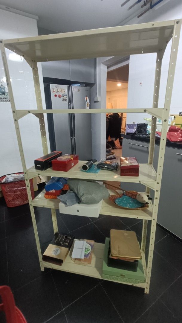 Metal Shelving Unit - 5 Tier, Furniture & Home Living, Furniture ...