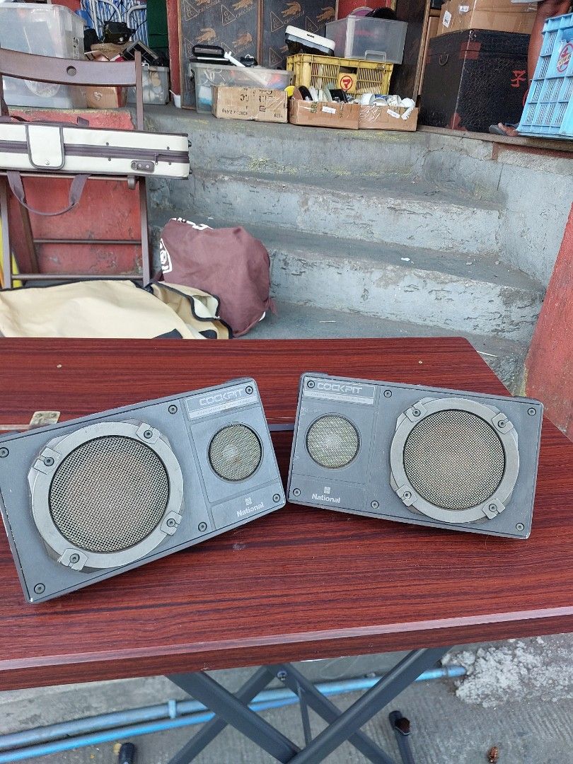National Cockpit RM-S600 Speakers (Category: Soundbars, Speakers & Amplifiers) located in Quezon City. Submitted by jpnvintageonline (Listing ID 1427950101, Image 1). Description: Vintage car stereo speaker 2 way National RM S600 Heavy duty Tested working 2950php .