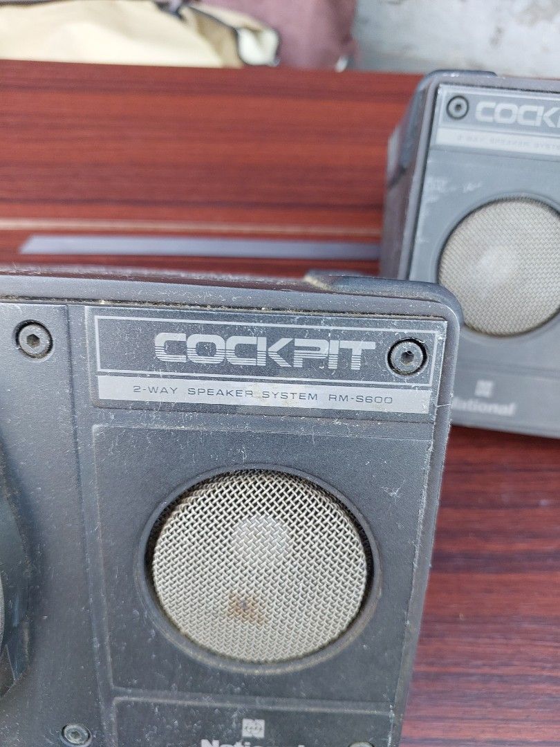 National Cockpit RM-S600 Speakers (Category: Soundbars, Speakers & Amplifiers) located in Quezon City. Submitted by jpnvintageonline (Listing ID 1427950101, Image 3). Description: Vintage car stereo speaker 2 way National RM S600 Heavy duty Tested working 2950php .