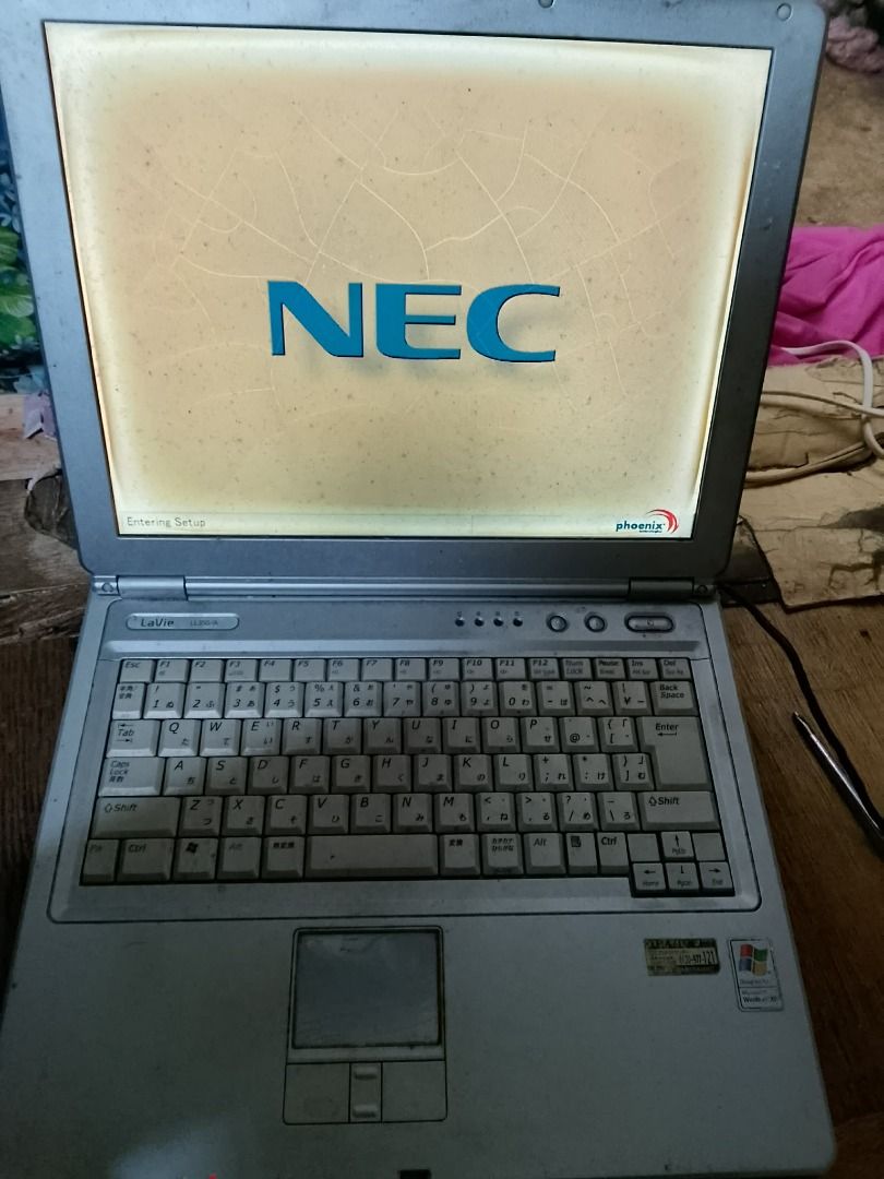 NEC LaVie LL350/A Laptop (Category: Laptops & Notebooks) located in Caloocan City. Submitted by trueflower_568rcacc689 (Listing ID 1428024301, Image 1). Description: Selling this vintage NEC LaVie LL350/A from the mid-2000s. Unit still turns on but is being sold AS-IS / FOR PARTS. Perfect for tech collectors, hobbyists, or those who need spare parts for this specific model. ​STATUS & ISSUES: ✅ Power: Turns on only when plugged in. Original charge
