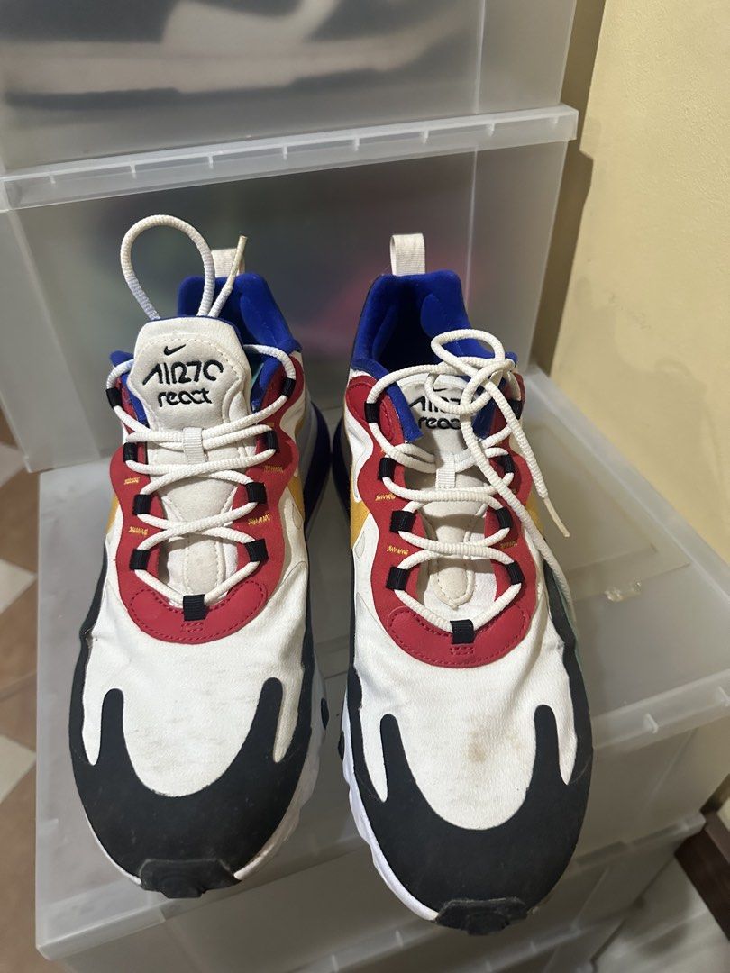 Nike Air Max 270 React Bauhaus (Category: Sneakers) located in Quezon City. Submitted by chaeyoung324 (Listing ID 1428078636, Image 2). Description: Condition: 9/10 Size 9.5 Rfs: Decluttering Negotiable for sure buyer.