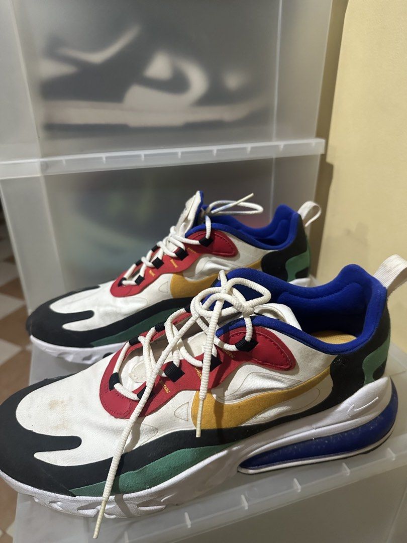 Nike Air Max 270 React Bauhaus (Category: Sneakers) located in Quezon City. Submitted by chaeyoung324 (Listing ID 1428078636, Image 3). Description: Condition: 9/10 Size 9.5 Rfs: Decluttering Negotiable for sure buyer.