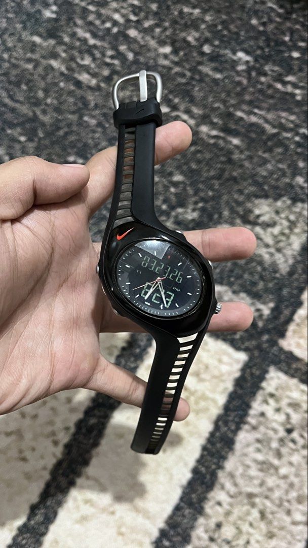 Nike Triax Swift ADX Watch (Category: Men's Watches) located in Bulacan. Submitted by levidiff (Listing ID 1428025044, Image 1). Description: Nike Triax Swift ADX Vintage watch Mens watch Analog and digital Working condition Issue: dent check detailed pic.