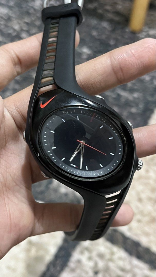 Nike Triax Swift ADX Watch (Category: Men's Watches) located in Bulacan. Submitted by levidiff (Listing ID 1428025044, Image 2). Description: Nike Triax Swift ADX Vintage watch Mens watch Analog and digital Working condition Issue: dent check detailed pic.