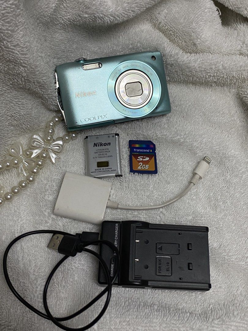 Nikon COOLPIX S3300 (Category: Cameras) located in Tarlac. Submitted by micahbecam (Listing ID 1428072169, Image 3). Description: digital cam for sale 📸 Nikon Coolpix S3300 – 16MP ✨ – 6x zoom – HD video (720p) – super easy to use 📦 inclusions: battery, charger & SD card Condition: Minor scratches on the body (as seen in photos). There is a thin line on the edge of the screen, but it does not affect the photo or video output at all. perfect for 
