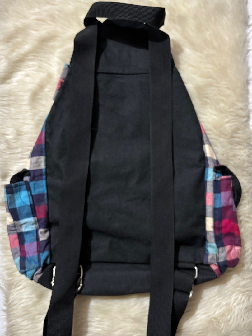 Plaid Backpack alternative alt y2k fashion (Category: Backpacks) located in Manila. Submitted by rurusaid (Listing ID 1428035540, Image 2). Description: metals are rusty see pics zippers / magnets are intact and working pockets, inside of the bag are in good condition no rips.