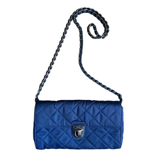 SALE! Prada Blue Quilted Nylon Crossbody Bag (Category: Luxury Bags & Wallets) located in Santa Rosa. Submitted by happydays__ (Listing ID 1428058440, Image 1). Description: Rare find! Prada Silver Chain Quilted Nylon Crossbody Guaranteed Authentic Got this from Madrid Really nice! Message me for more details Loc: Nuvali area Thanks .