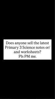 2025 TLL Full Year PSLE Primary 6 Science Notes, Worksheets, Hobbies ...