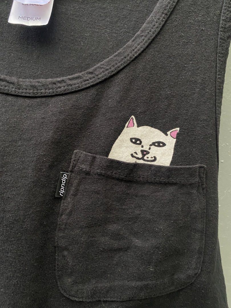 Ripndip Pocket Tank Top - Medium (Category: Activewear) located in Manila. Submitted by monterdeal90433 (Listing ID 1427942583, Image 2). Description: Rip n dip tank top Medium fit to large W 21 L 28.5 Excellent condition .