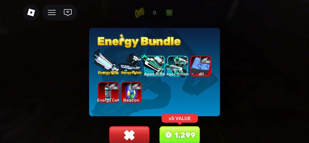Roblox Rivals Energy Bundle, Video Gaming, Video Games, Others on Carousell